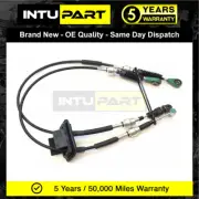 IntuPart Gear Selector Linkage Cable Rod Pair For Fiat 500 1.2 2007- 555223138 S