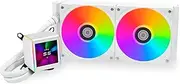 Lian Li Galahad II 280mm AIO - Asetek 8th Gen - 2.88" IPS LCD Screen - Pre-Installed ARGB Fans (GA2ALCD28W.US) - Desktop Compatible