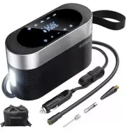 NEW SHOCKFLO Tire Inflator Portable Air Compressor 12v DC Ultra Fast Pump, TP03
