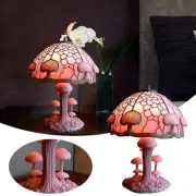 Colored Resin Flower Mushroom Series Table Lamp 5.9 In Table Lamp Night Lamp