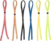 [uxcell] 6pcs Glasses Strap Adjustable Computer Glasses String Nylon Sunglasses Holder Strap Eyewear Retainer Lanyards String for Men Women Children, Multicolor