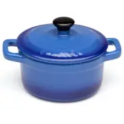 NEW Chasseur La Cuisson Mini Cocotte Blue 10cm/300ml