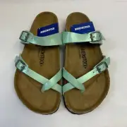 Birkenstock New with Box Mayari Graceful Matcha Birko-Flor Narrow Select Size