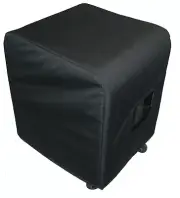 Turbosound iQ 18b Sub Padded Speaker Covers (PAIR) on casters.