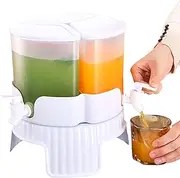Fridge Beverage Drink Dispenser - Fridge Water Dispenser | Refrigerator Water Pitcher Cold Drink Storage | Leakproof Juice Tea Container Water Holder Jug for Wine Lemonade Party Gathering Occasions