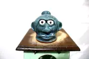 HAROLD FERGuson junior face jug, POTTERY, FOLK ART 5'' t x 4'' w