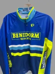 Pearl Izumi Elite LTD Wind Jacket - Blue with High-Vis Yellow Accents L