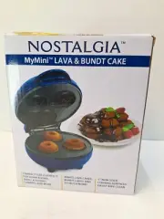Nostalgia My Mini Lava Donut Muffin And Bundt Cake Maker NEW IN BOX