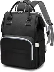 Nccwg Diaper Bag Backpack, Large Capacity Multifunctional Insulated Pockets Bag Travel Backpack, Essential Baby Storage Bag.