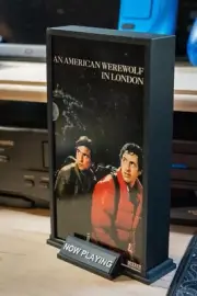 VHS "Now Playing" Black Display Case! Display YOUR Video Cassette Tapes!