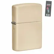 Zippo 49453 Flat Sand Pocket Lighter + FLINT PACK