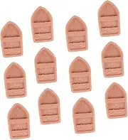 SEWACC 12pcs Resin Boat Ornaments for Micro Landscape Adorable Static Boat Models for Garden Courtyard Decor Boys and Girls Toys