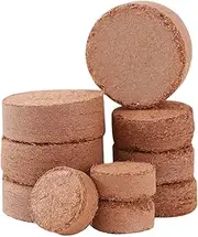 SUPVOX 60pcs Block Gardening Supplies Gardening Stuff Pellets Plants Nutrient Block Compressed Peat Blocks Coir Universal Grass Flower Coconut Shell Soil Shredded Coconut Expand