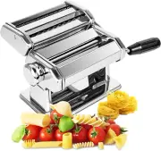 Pasta Maker Machine - Heavy Duty Steel Construction - 150 Roller with Pasta Cutt