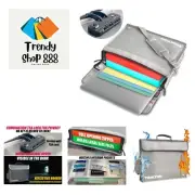 XL Travel-Approved Fireproof & Waterproof Document Bag with TSA Lock – Silver