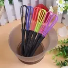 1Pcs Useful Small Mini Coloured Plastic Whisk Random Home Random Kitchen C4Q2