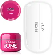 Base One Clear 15g UV Gel Nails Acid Free Builder File Off Gel Silcare