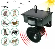 Solar Ultrasonic Bird Repeller Animal Pets Rat Repellent Motion Sensor Outdoor