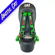 Arctic Cat Wildcat X 3rd Middle Bump Seat Kid Child Booster Safety Harness GREEN