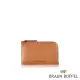 【BRAUN BUFFEL 德國小金牛】台灣總代理 克勞迪奧-T 拉鍊零錢包-日晷黃色(BF800-163-SD)