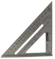 7" Heavy Duty Aluminum Alloy Speedy Rafter Angle Square Permanent CNC Graduation