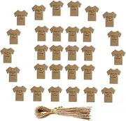 PEPLAYTAL 50 Sets Paper Hang Tag Holes from Blank Labels Bulk Party Present Tags Paper Labels Labels Paper Tag Birthday Labels