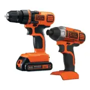 BLACK+DECKER 20V MAX* Cordless Drill and Impact Driver - BD2KITCDDI