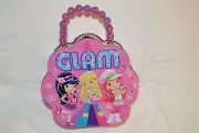 Strawberry Shortcake with Friends Tin Satchel Purse with Beaded Handle