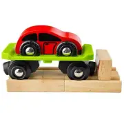 BigJigs - Car Carriage - Wooden Railway Magnetic Toy Train Car(BJT442)