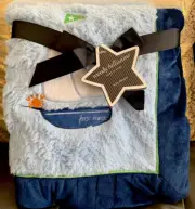 Wendy Bellissimo Baby Blanket Lovey, Sail Boat ,Boys, Nautical ,blue, Soft ,NEW