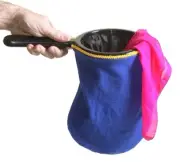 CHANGE BAG STANDARD BLUE BY BAZAR DE MAGIA MAGIC TRICK ILLUSION CLOSE UP GIMMICK