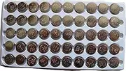 New 50PCS AG10 LR1130 389 LR54 Button Cell Batteries Tray