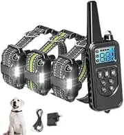 Dog Training Collar Remote Control Anti Bark Vibration Pet Obedience Safe(for 1 Dog)
