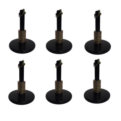 6 Standard Snow Plow Shoe Assemblies 49067 Fits Western Plows 1" Rod 6’’ Disc