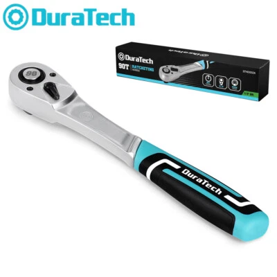 DURATECH 1/2" Drive Ratchet 90-Tooth Quick-release Ratchet Wrench Ratchet Handle