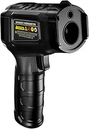 Iouyjiu Handheld Temperature Meter, High-Temp Thermometer, Non-Connection Temperature, Digital infrareds Meter, Digital Temperature Gauge 5.59x3.5x1.77 Inches for Industrial and Kitchen Use