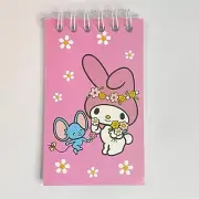 Me Melody Sanrio Pink Notebook Blank 3.5in