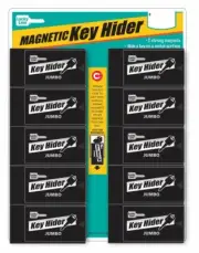 Lucky Line 91510 Jumbo Magnetic Key Hider 10 Per Display Card