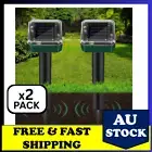 Snake Repeller - x2 Pack | Solar Powered Repellent for Garden, Waterproof