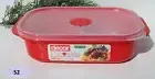 Decor Microsafe Red Oblong 900ml Container FNQVariety S2