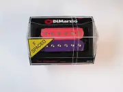 DiMarzio F-spaced Air Classic Bridge Purple/Pink W/Chrome Poles DP 191