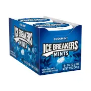 ICE BREAKERS Coolmint Sugar Free Breath Mints Tins 1.5 Oz 8 Count
