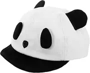 [Ipetboom] Adorable Panda Hat Toddler Sun Hat with Soft Brim Newborn Beanies for Boys Girls