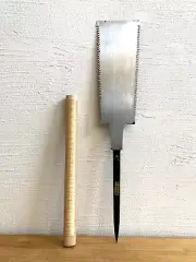 Vintage Japanese Saw「 Nakaya Syhonosuke」Carpentry pro tool double edge saw 300mm