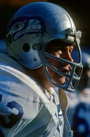 Offensive Lineman Norm Evans Of The Seattle Seahawks Nfl 1977 OLD PHOTO 3