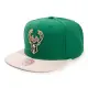 【Mitchell & Ness】NBA Team 2 Tone 2.0 Snapback NBA 經典平帽沿 公鹿 綠(Snapback 經典平帽沿 棒球帽)