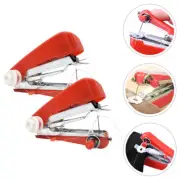 2pcs Cordless Sewing Machine Hand Held Sewing Machine Indoor Adult Sewing