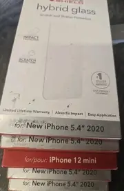 ZAGG Invisible Shield Glass Screen Protector Apple iPhone 12 Mini5.4 2020 5 Pack