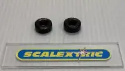 2 x REPRO SCALEXTRIC FRONT & REAR TYRES EARLY C7, C76 MINI COOPER & REAR K1 KART