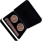 [WOFASHPURET] Walnut Solid Wood Cufflinks Set Fashion Men's Dress Shirt Buttons Decorative Tie Clip Attire
